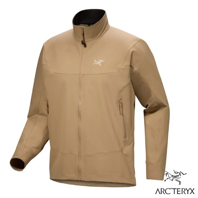 【ARCTERYX 始祖鳥】男 Gamma 輕量防風防潑耐磨彈性外套.夾克.風衣/X000009818 帆布棕✿30E010